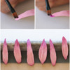 Step 2b - Paint Petal Tips with Luster Dust: Icing and Photos by Aproned Artist