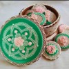 Green Lace Box: Cookies and Photo by Bożena Aleksandrow