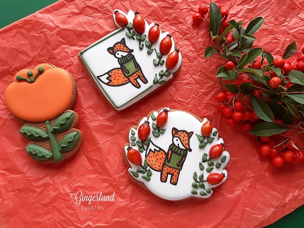 #5 - Fox in the Rose Hip Bush by Gingerland