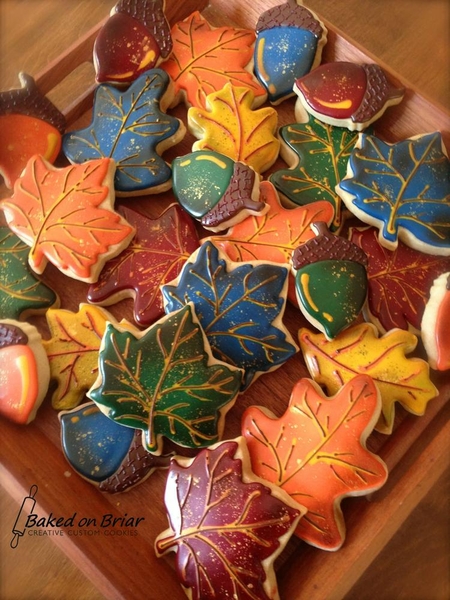 #10 - Thanksgiving Fall Leaves and Acorns Collection by Allison @ Baked on Briar