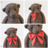 Step 4c - Attach Bow to Bear: 3-D Cookie and Photos by Aproned Artist