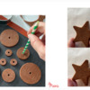 Steps 1a and 1b - Cut Circle Cookies, and Insert Skewer into Star Cookie: Cookies and Photo by Manu
