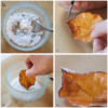 Step 3b - Add Frost to Autumn Leaf: Photos by Aproned Artist
