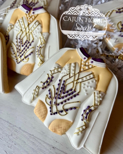 #10 - Dance Team Suit Cookies by Cajun Home Sweets