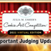Judging Update Banner - November 18, 2022: Graphic Design by Elizabeth Cox and Julia M Usher