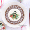 #1 - Bird Cookie with Royal Icing Lace: By Evelindecora
