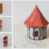 Step 3g - Pipe, Paint, and Attach Shutters: 3-D Cookie and Photos by Aproned Artist