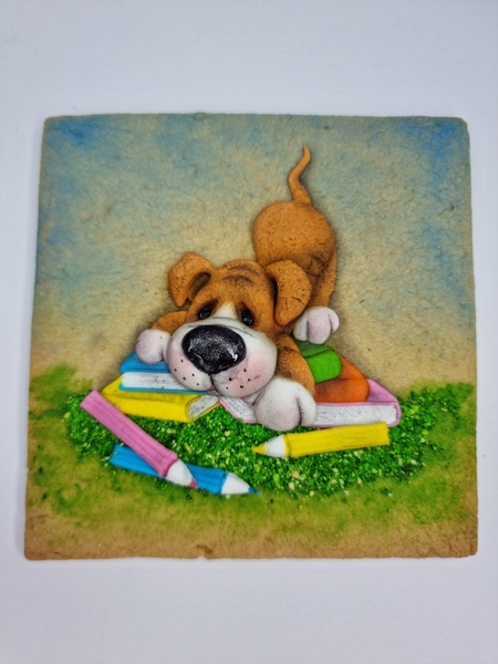 #8 - Puppy with Pencils by Radiki's Cakes