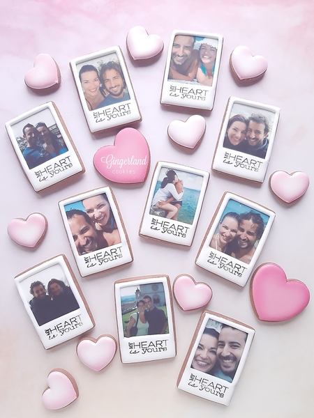 #6 - Valentine Polaroid Cookies by Gingerland
