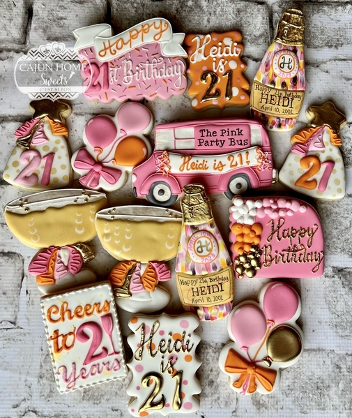 #5 - Girlie 21st Birthday by Cajun Home Sweets