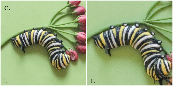 Step 4c - Pipe Caterpillar's Legs