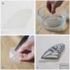 Step 6a - Cut Rice Paper for Wings: Photos by Aproned Artist