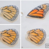 Step 6c - Paint Rice Paper Hindwing: Photos by Aproned Artist