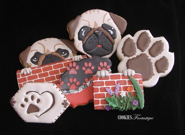 #3 - Pug on a Wall by Cookies Fantastique