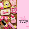 Top 10 Cookies Banner - August 5, 2023: Cookies and Photo by Di Art Sweets; Graphic Design by Julia M Usher