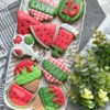 #1 - Watermelon Cookies: By Art of Cookies