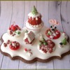 #8 - Icing Food Miniatures on Christmas Dessert Table Cookie: By Evelindecora