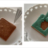Steps 2k and 2l - Outline and Flood Square Cookies: Cookie and Photos by Manu