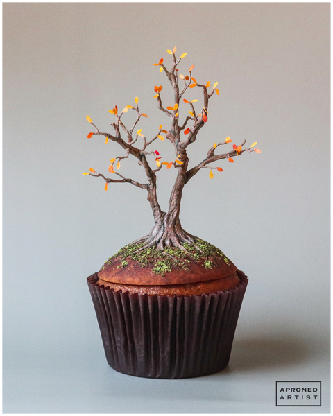 Autumn Tree Cupcake Topper