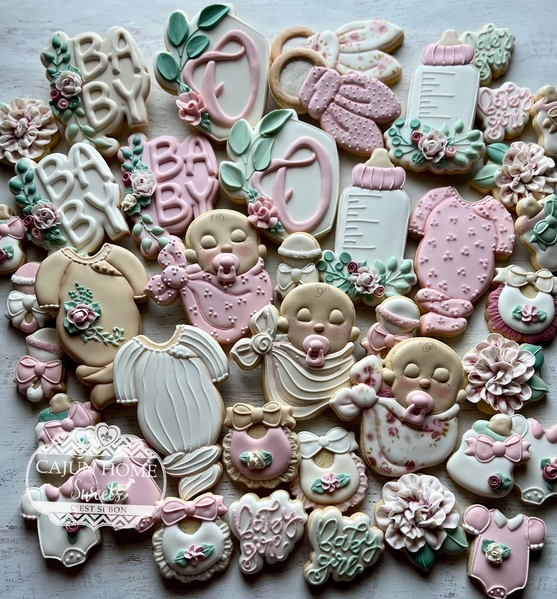 #9 - Sweet Pink Baby Shower by Cajun Home Sweets