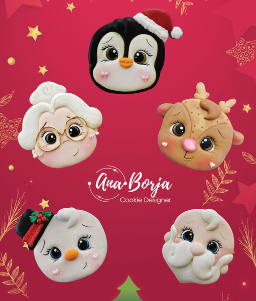 #10 - Little Face Christmas Cookies by Ana Borja