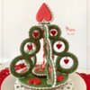 Finished 3-D Christmas Tree - View #1: Design, 3-D Cookie, and Photo by Manu