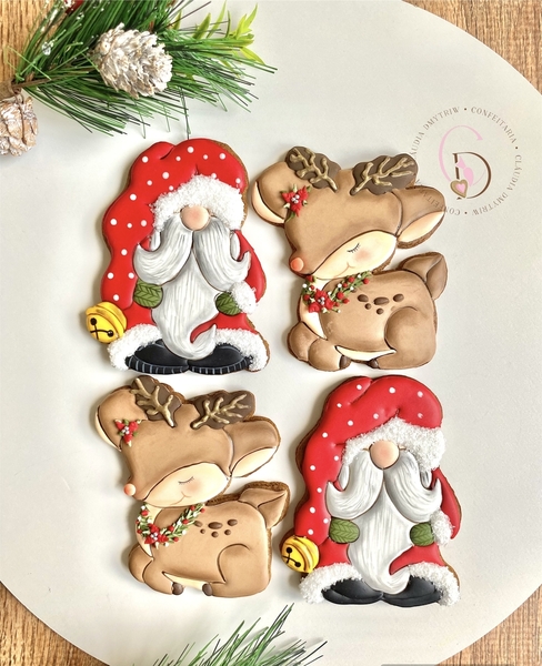 #1 - Christmas Gnomes and Reindeer by Claudia Dmytriw Pichek