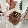 3-D Winter Wonderland Lattice Box Cookie - Made by Manu - December 2023: Cookie Project and Photos by Manu