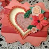 #1 - Striped Heart for Valentine's Day: By Cookies Fantastique