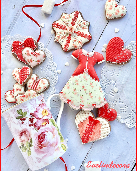 #1 - Valentine's Cookies by Evelindecora