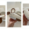 Steps 2d to 2f - Spread Icing on Convex Side of Cookie Basket: Cookie and Photos by Manu