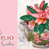 Top 10 Cookies Banner - April 20, 2024: Cookie and Photo by BevH; Graphic Design by Julia M Usher
