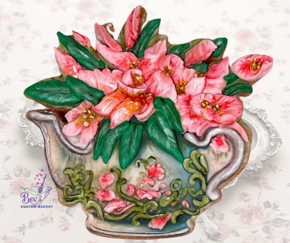 #10 - Teapot of Flowers by BevH
