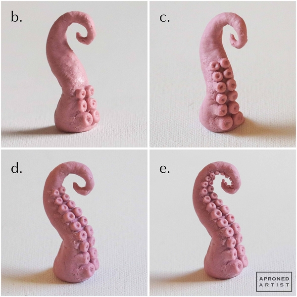 Steps 8b through 8e - Pipe Remaining Suction Cups