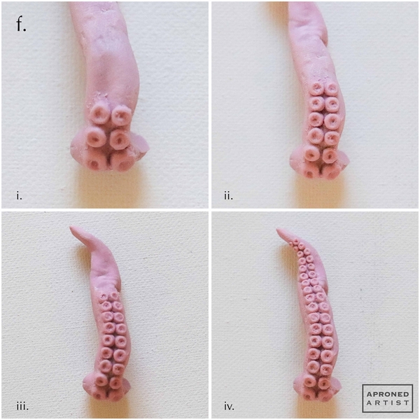 Step 8f - Pipe and Shape Suction Cups on Other Tentacle