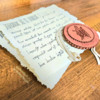 #5 - Medieval Manuscript with Wax Seal Cookie: By Dixie Dust and Powdered Sugar