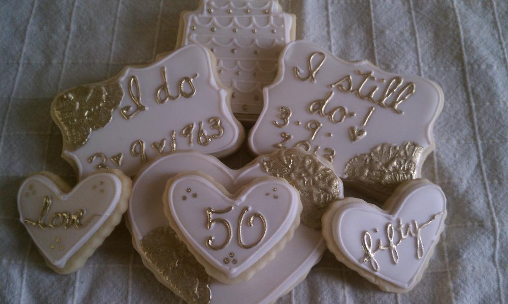 50 year anniversary Cookies