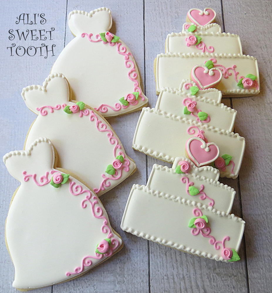 Ali's Sweet Tooth Shabby Chic Wedding Cookies