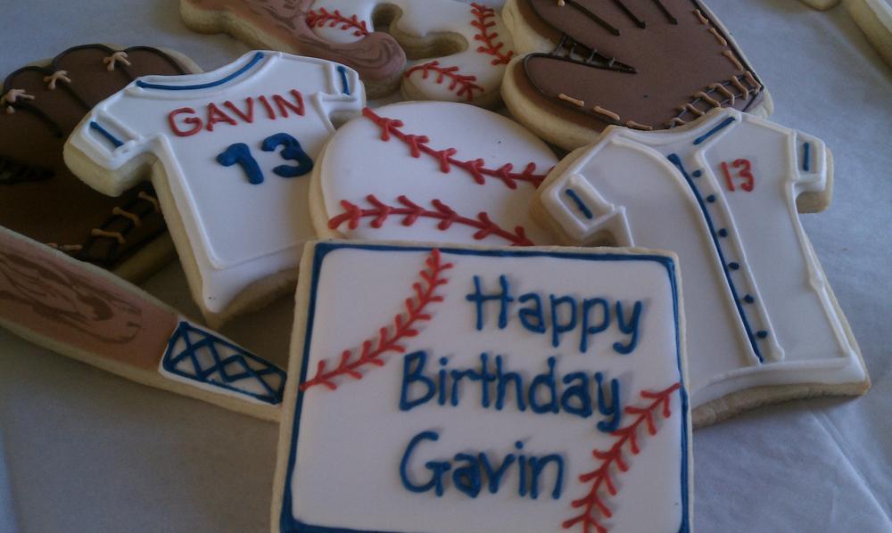 Baseball birthday platter