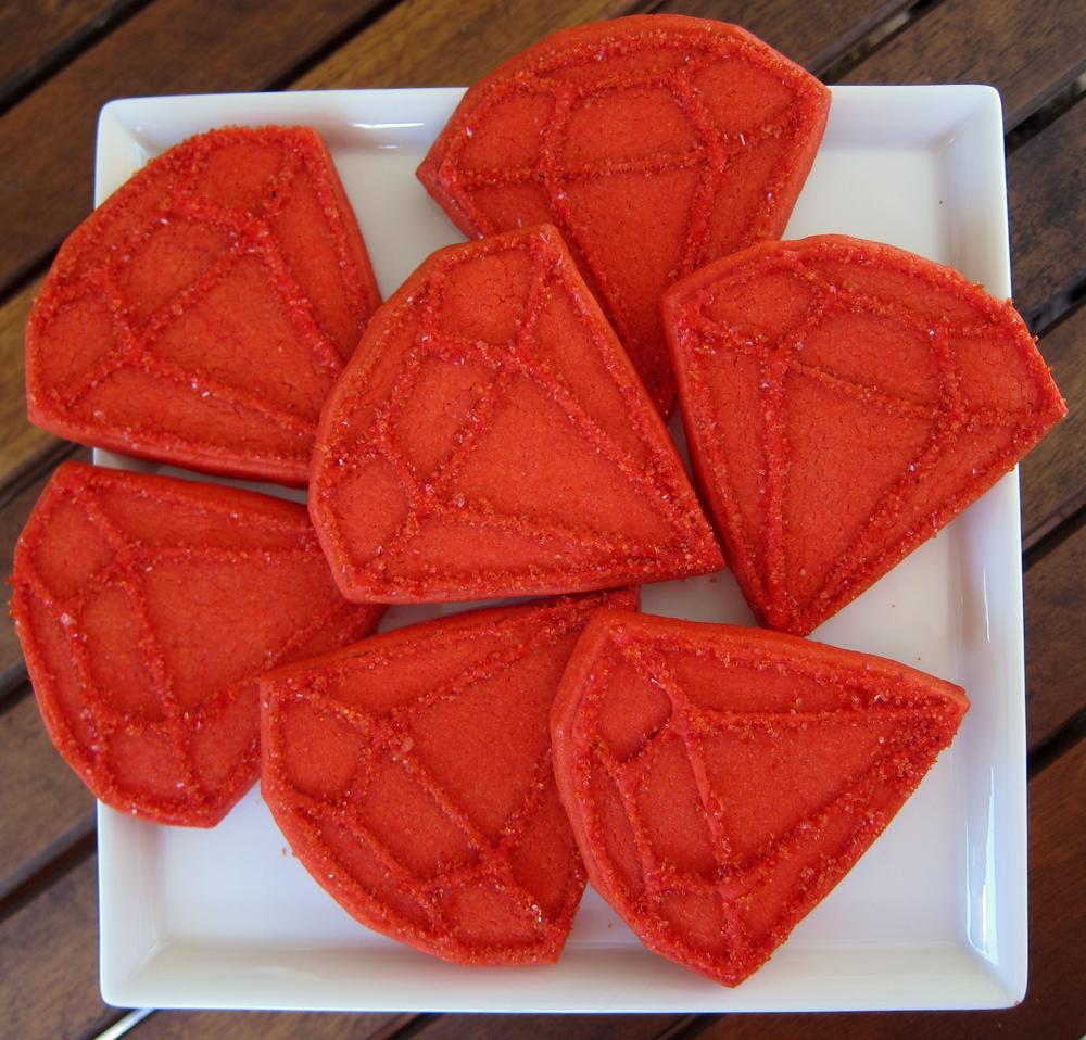 Red ruby cookies