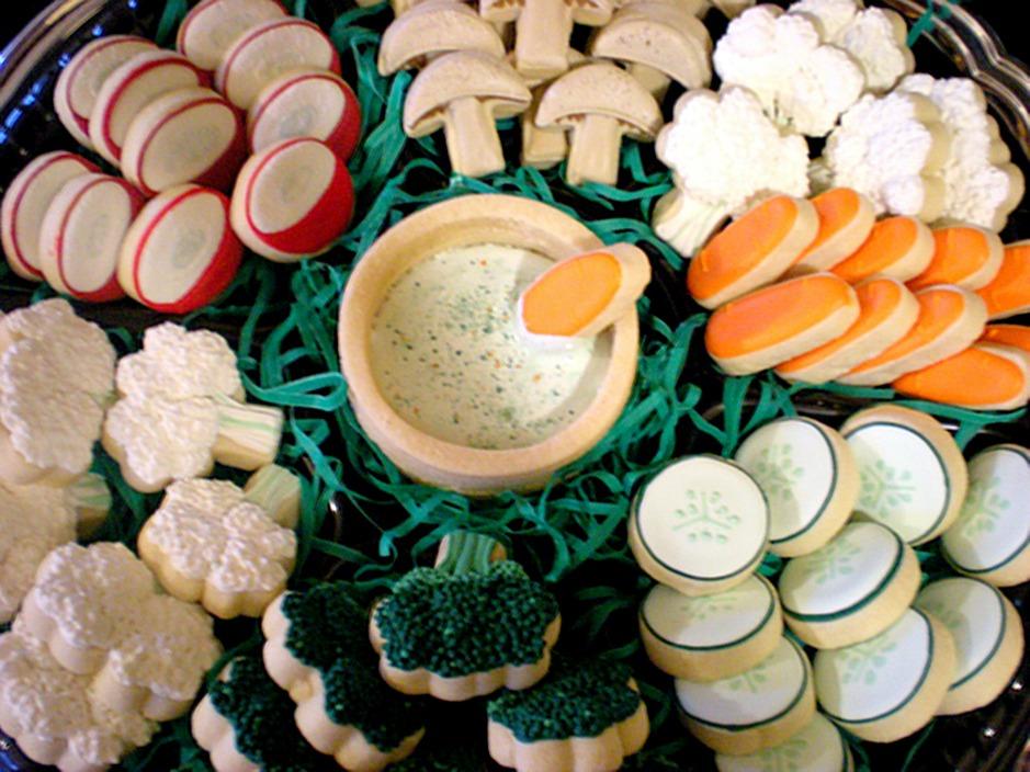 Vegetable Platter Cookies