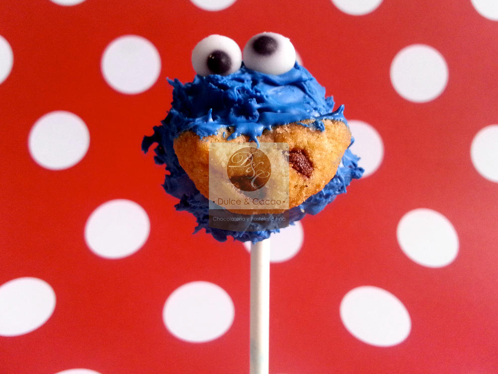Overtreding Lief rijk Cookie Monster Cake Pops | Cookie Connection
