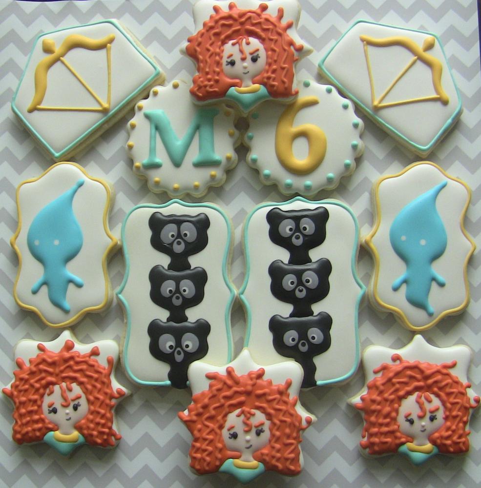Brave Inspired Birthday Cookies