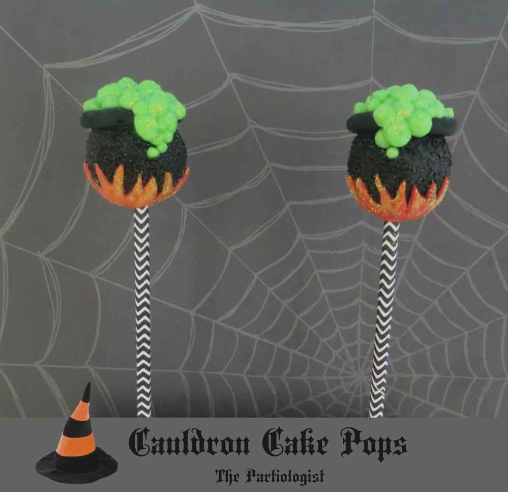 Cauldron Cake Pops!