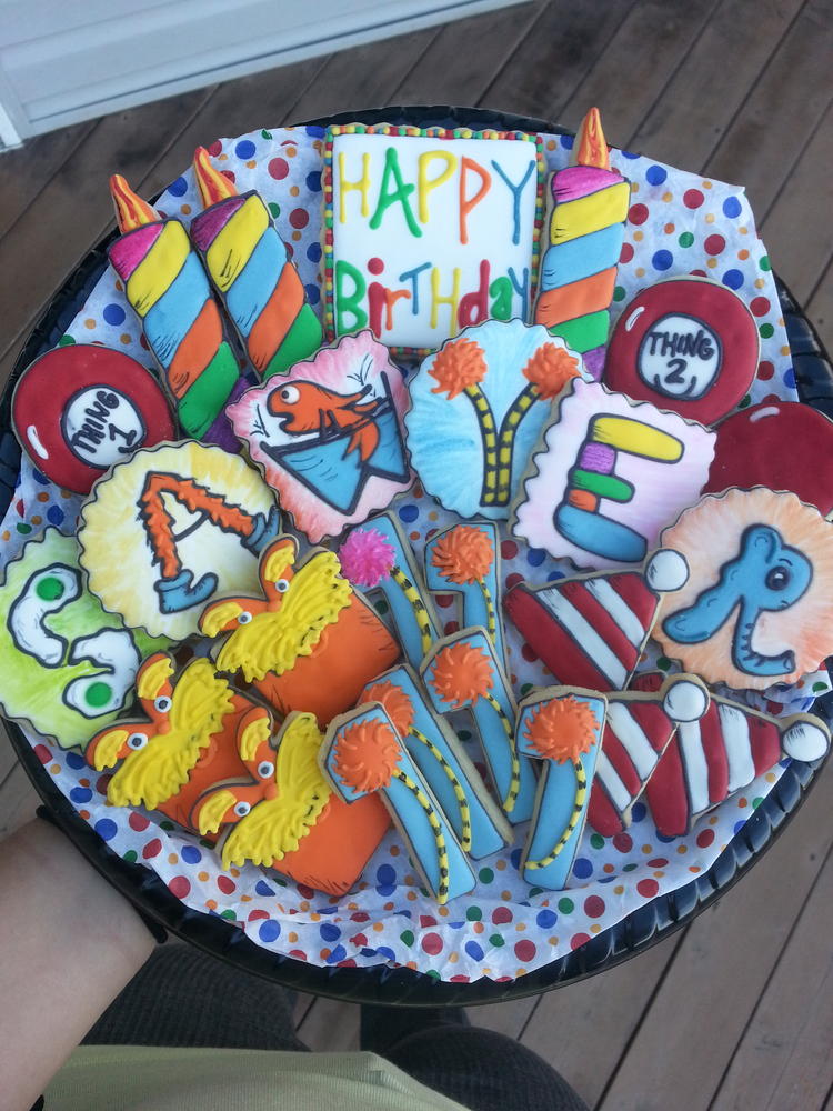Dr. Seuss themed cookies!