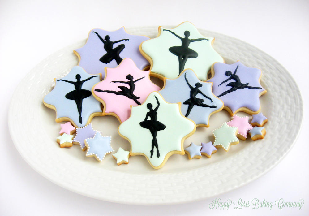 Ballerina Silhouette Cookies