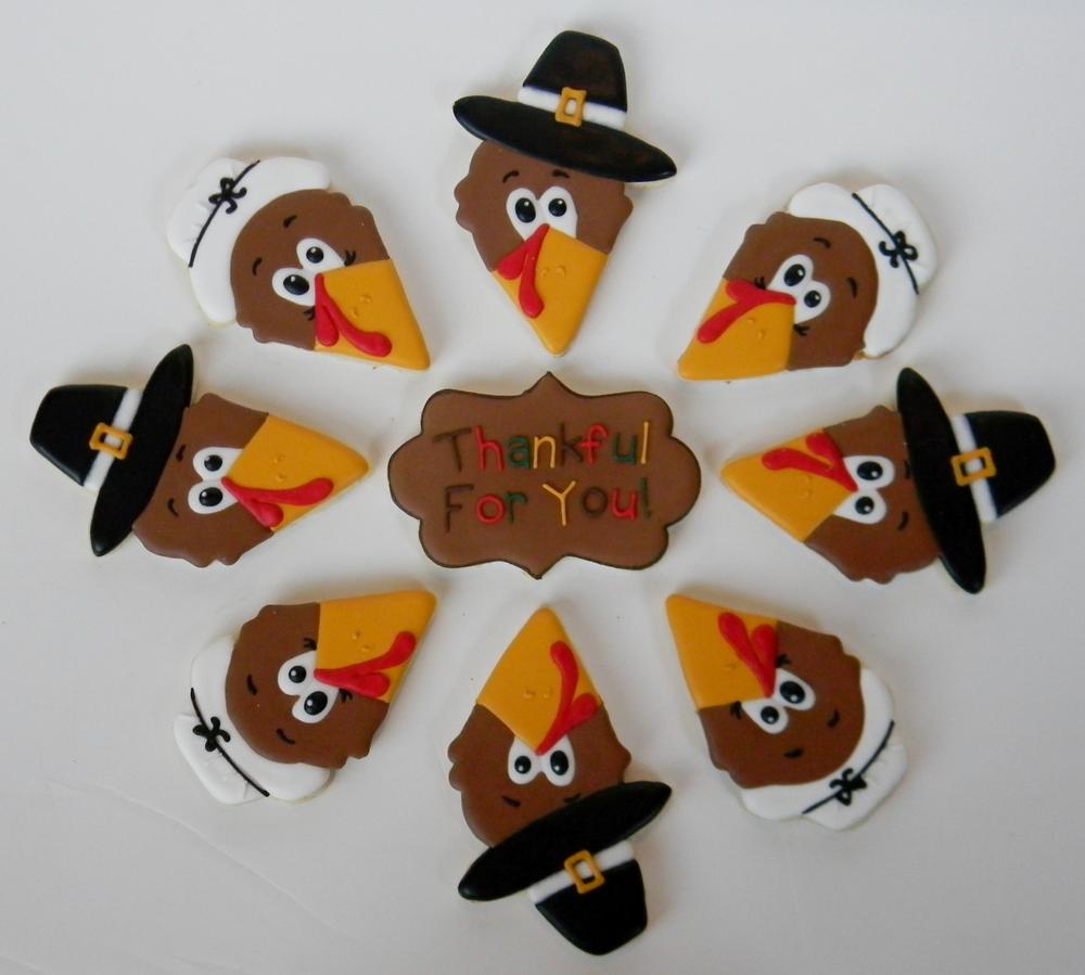 Turkey Pilgrim Cookies