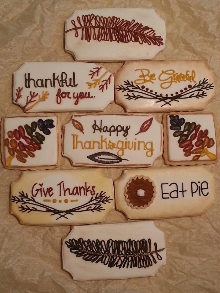 The full Thanksgiving Cookie set
