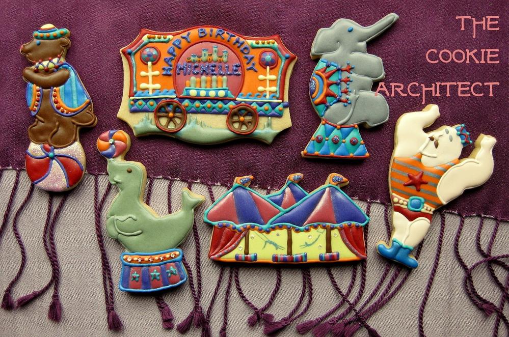 Circus Birthday Cookies | The Cookie Architect