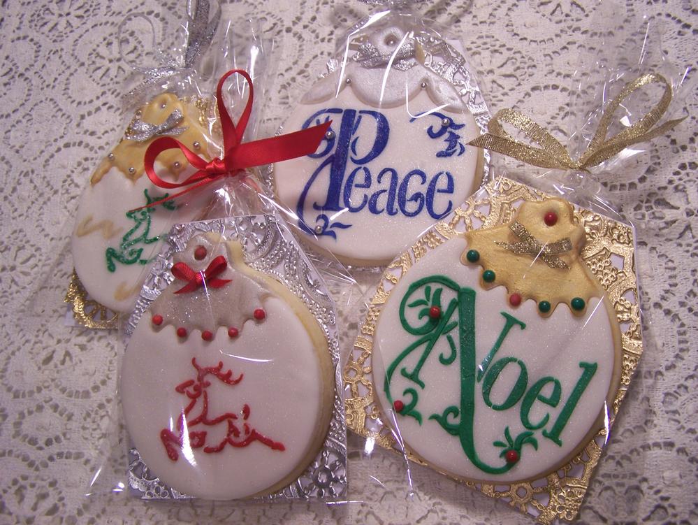 CHRISTMAS Cookies/stencil/fondant